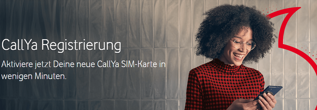 Vodafone Callya Registrierung
