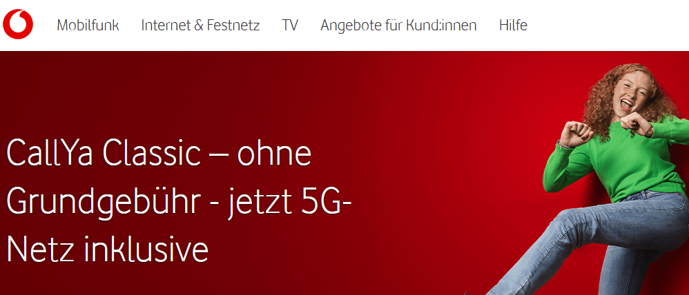 Vodafone CallYa Classic Neu